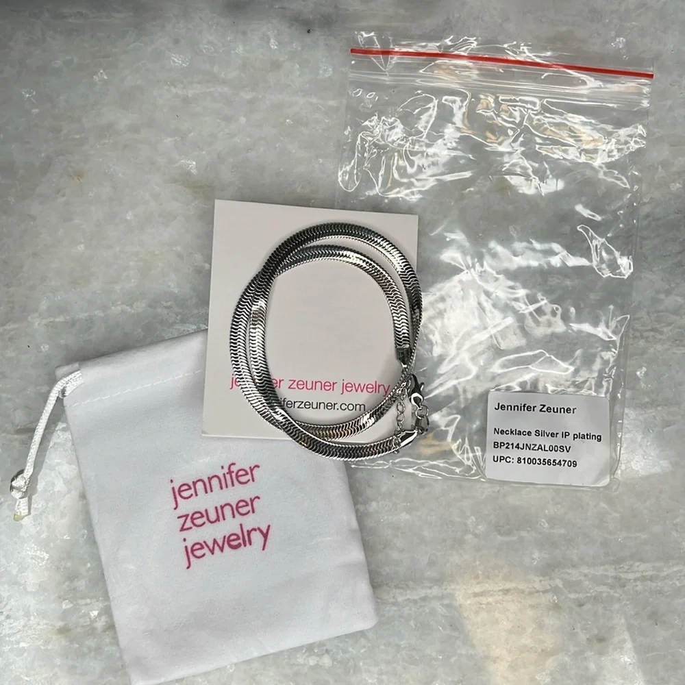 NEW Jennifer‎ Zeuner Sterling Silver Karli Necklace